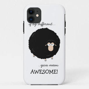 Coque Case-Mate Pour iPhone Cas d'illustration de moutons noirs