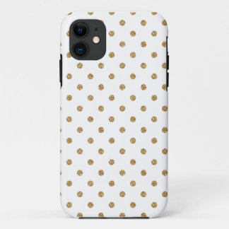 Etui iPhone Case-Mate Cas d'Iphone 5 de point de polka d'or