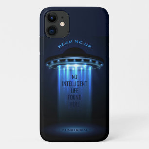 Case-Mate iPhone Case Cas d'UFO dans le vaisseau spatial texte personnal