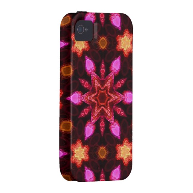 Coques Case-Mate iPhone Cas dur de l'iPhone 4 de mandala (Dos/Droit)
