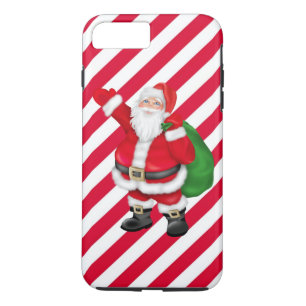 Coque Case-Mate Pour iPhone Cas dur plus de l'iPhone 7 de Père Noël de Noël