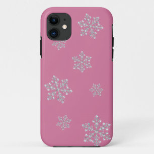 Coque Case-Mate Pour iPhone Cas en cristal de l'iPhone 5 de flocon de neige