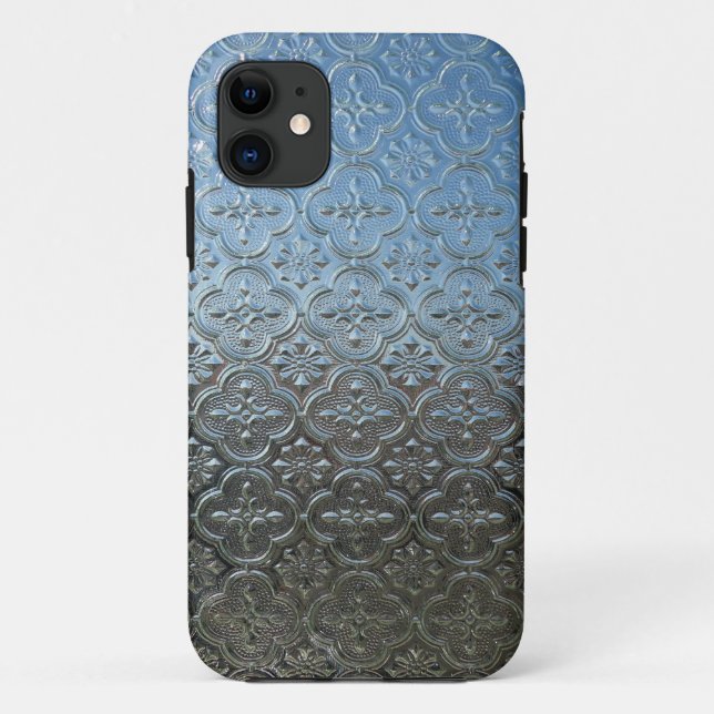 Coques Case-Mate iPhone Cas en verre floral du motif iphone5 (Dos)