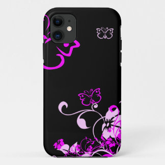 Coques Pour iPhone Cas floral de l'iPhone 5 de papillon