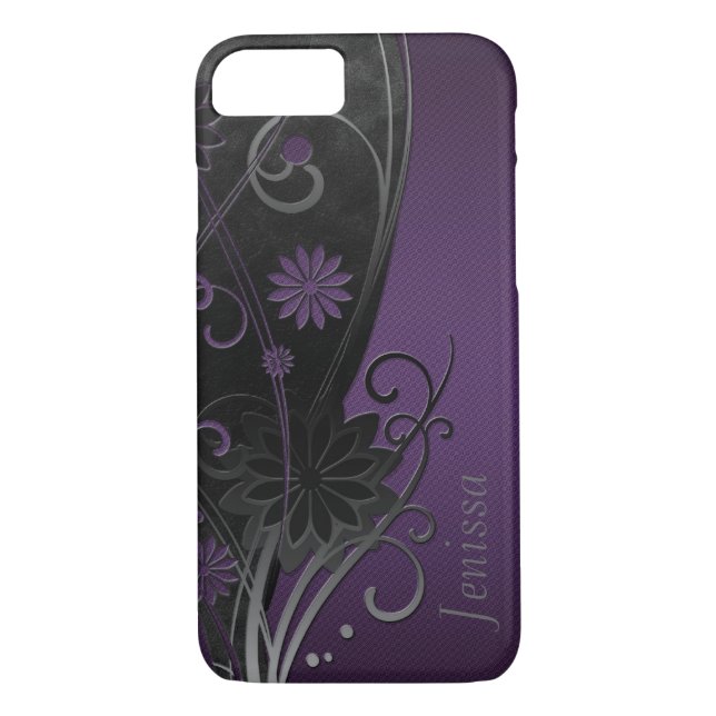 Coques Case-Mate iPhone Cas floral de l'iPhone 7 (Dos)