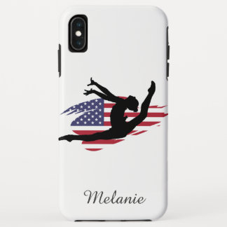 Case-Mate iPhone Case Cas fou de Xs d'iPhone de gymnaste des Etats-Unis