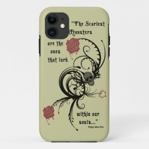 Coque Case-Mate Pour iPhone Cas gothique effrayant de l'iPhone 5 de citation