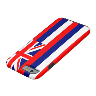 Coque iPhone 6 Tough Cas hawaïen de téléphone de drapeau