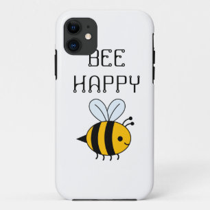 COQUE iPhone 11  CAS HEUREUX DE TÉLÉPHONE D'ABEILLE