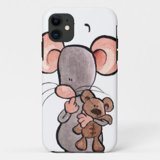Coque Case-Mate Pour iPhone Cas illustré de téléphone de souris et d'ours de