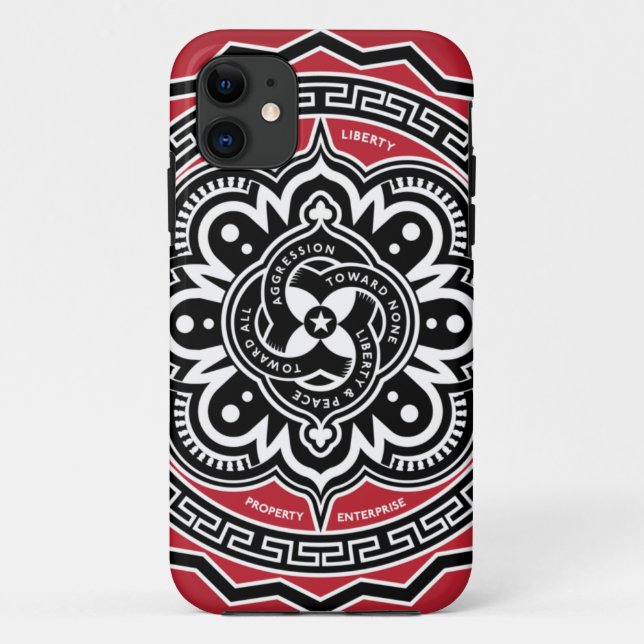 Coques Case-Mate iPhone Cas libertaire de Coque-Compagnon (Dos)
