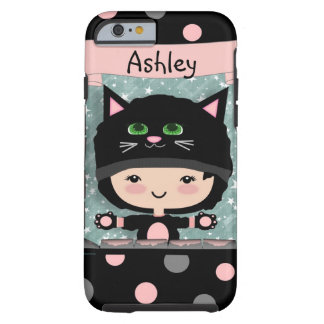 Coque Tough iPhone 6 Cas mignon de chat
