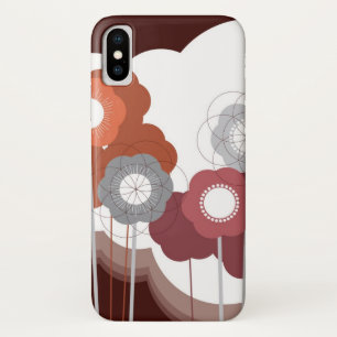 Coque Case-Mate Pour iPhone Cas mignon de téléphone de fleurs d'art de rétros
