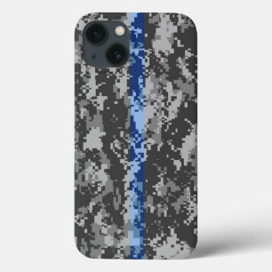 Coques Pour iPhone Cas mince de l'iPhone 6 de Blue Line Camo