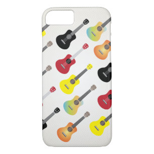 Coques Pour iPhone Cas musical de l'iPhone 7 d'ukulélé moderne