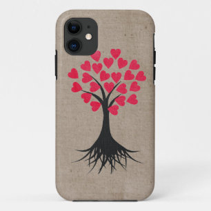 Etui iPhone Case-Mate Cas orienté de l'iPhone 5 d'arbre de coeur