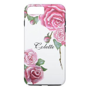 Coque Case-Mate Pour iPhone Cas plus de l'iPhone 7 de bouquet de rose de rose
