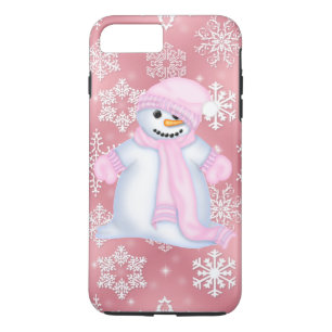 Coque iPhone 8 Plus/7 Plus Cas plus de l'iPhone 7 de rose de bonhomme de