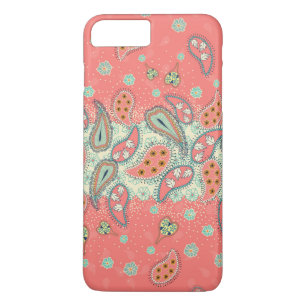Etui iPhone Case-Mate Cas plus de l'iPhone 7 Girly de motif de Paisley