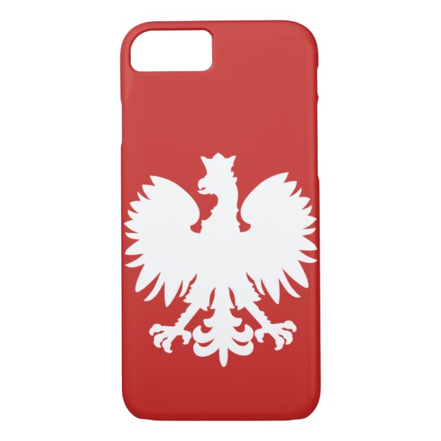 Coques Case-Mate iPhone Cas polonais de téléphone d'Eagle (Dos)