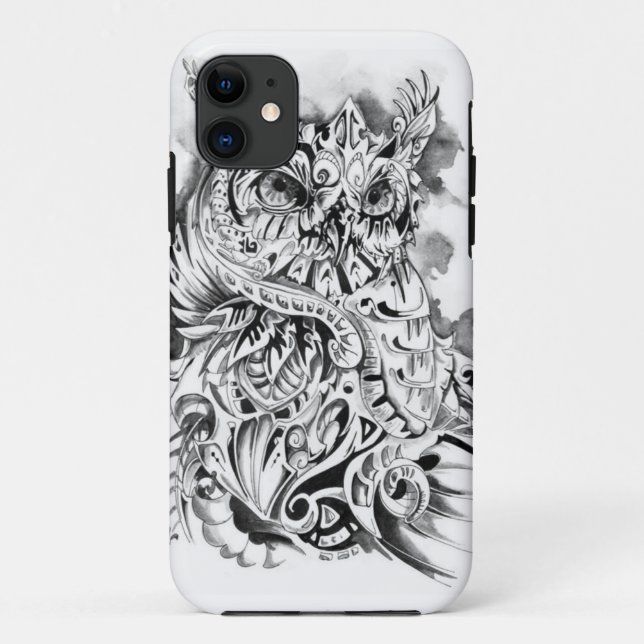 Coques Case-Mate iPhone Cas psychédélique de l'iPhone 5/5s de hibou (Dos)
