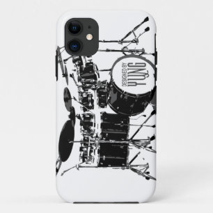 Coques Pour iPhone Cas réglé de téléphone de tambour
