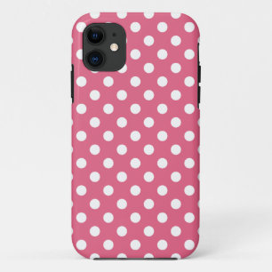 Coque Case-Mate Pour iPhone Cas rose de l'iPhone 5 de point de polka de