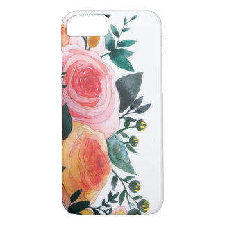 Etui iPhone Case-Mate Cas rose et de corail de l'iPhone 7 de roses