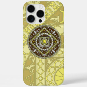 Coques iPhone 16 Pro Max Cas téléphonique Coque-Mate de Gemini Mandala