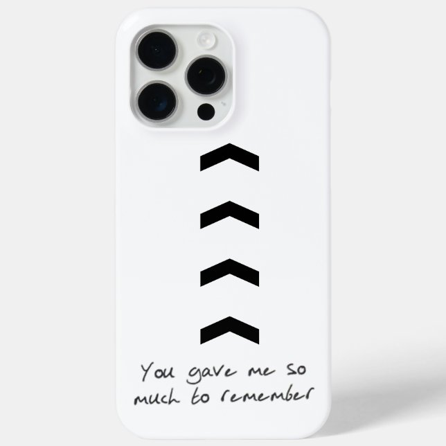 Coques Case-Mate iPhone Cas téléphonique Liam Payne Chevron Se souvenir (Verso)