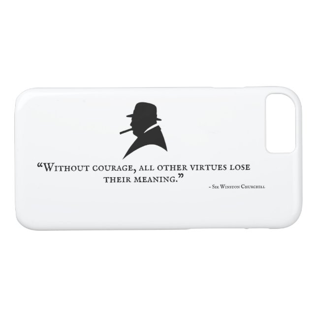 Coques Case-Mate iPhone Cas téléphonique Winston Churchill - Citation 14 (Dos (Horizontal))