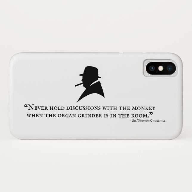 Coques Case-Mate iPhone Cas téléphonique Winston Churchill - Citation 16 (Dos (Horizontal))