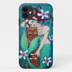 Coques Pour iPhone Cas tropical de l'iPhone 5 de sirène de Tiki