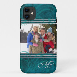 Coque Case-Mate Pour iPhone Cas turquoise sensationnel d'Iphone cinq de photo