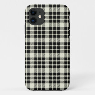 Etui iPhone Case-Mate Cas universel de l'iPhone 5 de plaid noir