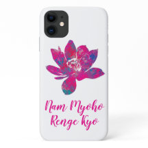 Cascade spirituelle de couleur Lotus Flower