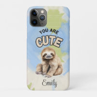 CASE DE TÉLÉPHONE SLOTH PERSONNALISÉE
