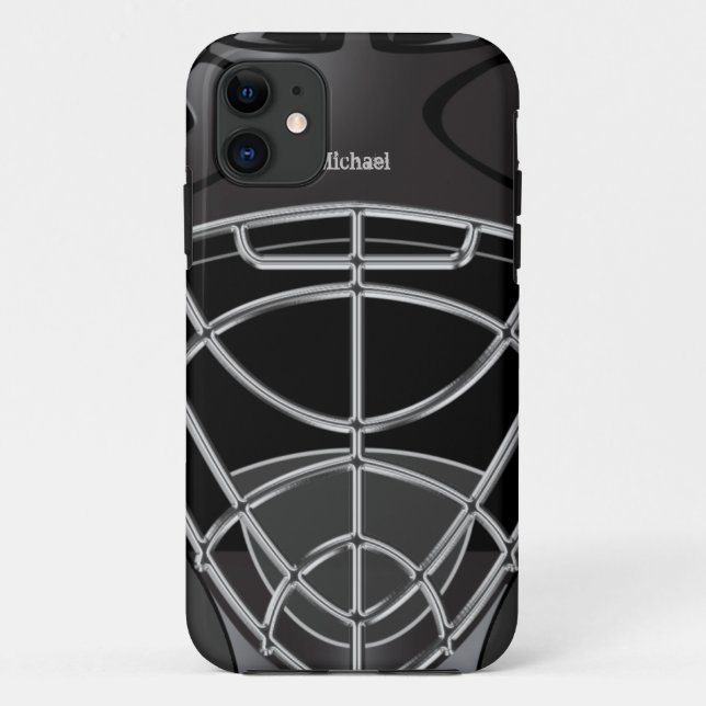 Coques Case-Mate iPhone Casque de gardien de but d'hockey (Dos)