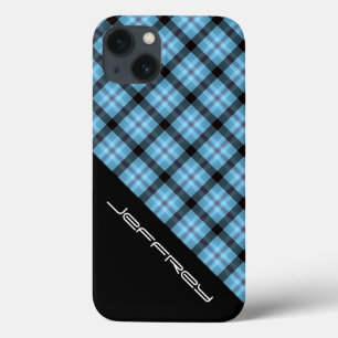 iPhone 13 Coque Casque Plaid/Noir iPhone6, dur, personnalisé