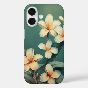 Coque Pour iPhone 16 Casque téléphonique Hawaiian Plumeria Tree