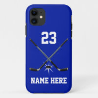 Casques téléphoniques du joueur de hockey sur glac