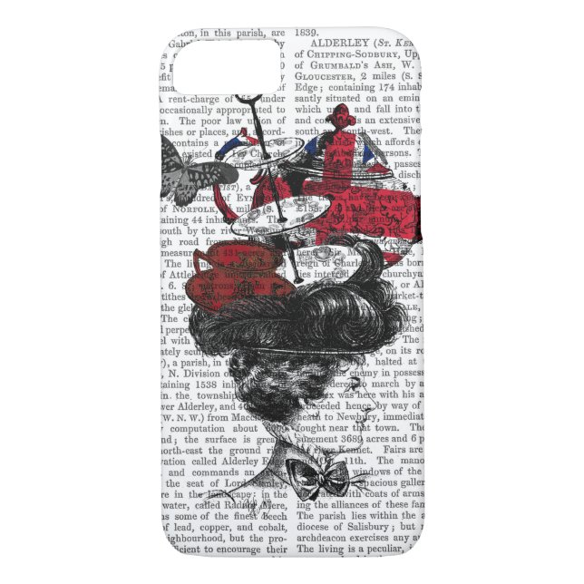 Coques Case-Mate iPhone Casquette britannique de thé après-midi (Dos)