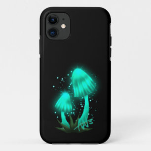 Case-Mate iPhone Case Casquette de Pixie psychédélique de Cyan brillant