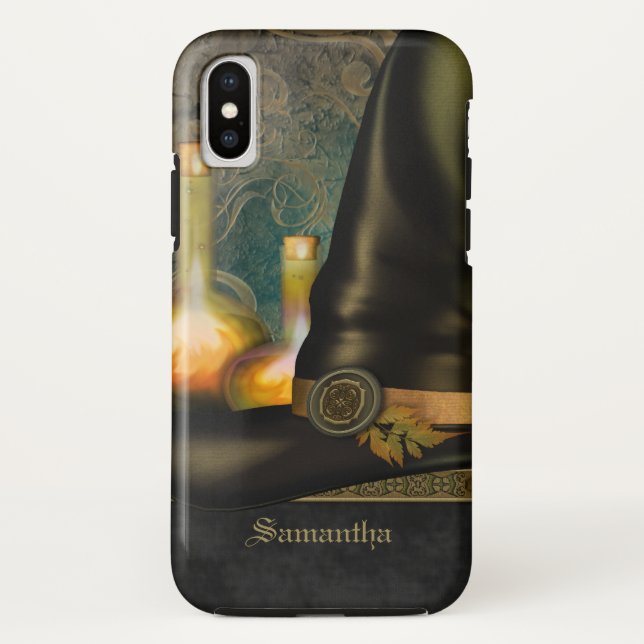 Coques Case-Mate iPhone Casquette de sorcières personnalisé (Dos)