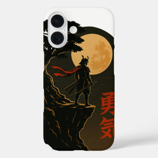 Coque Pour iPhone 16 Casquette japonaise de concepteur de samouraï