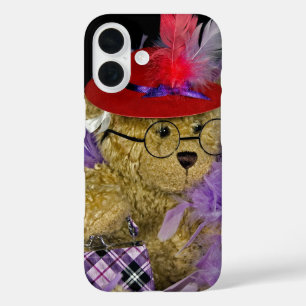 Coque Pour iPhone 16 Casquette rouge Teddy Bear