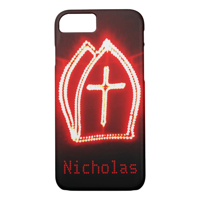 Coques Case-Mate iPhone Casquette St. Nick Dutch Sinterklaas Miter St. Nic (Dos)