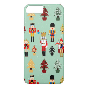 Coque Case-Mate Pour iPhone Casse-noix et arbres de Noël mignons