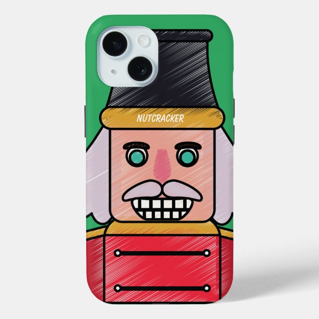Coques Case-Mate iPhone Casse-noix personnalisé drôle dessin à la main (Verso)