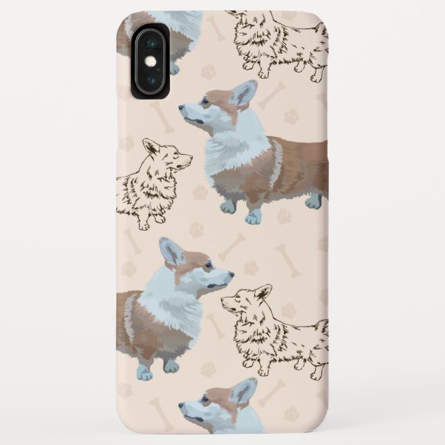 Coques Case-Mate iPhone Casse téléphonique Corgi (Dos)